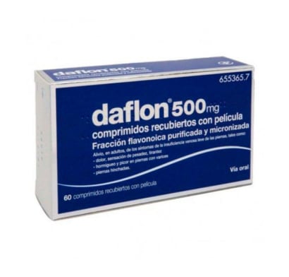 DAFLON 500 MG 60 COMPRIMIDOS ANTIA MOLL