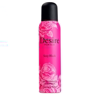Desodorante En Aerosol Desire Sexy Black 150 Ml