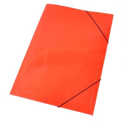 Carpeta Neox Con Elástico Oficina Rojo Opaca
