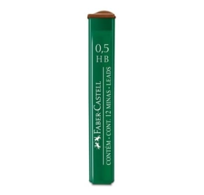 Minas Faber Castell 0.5 Hb 2 Unidades
