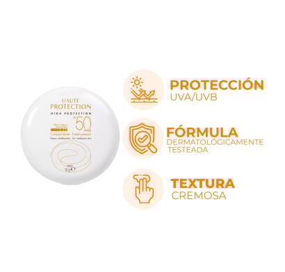 Protector Solar Avène Compacto Dorado FPS50 10 g