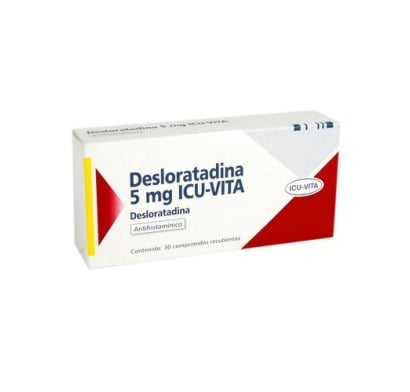 Desloratadina 5 Mg Icu-vita 30 Comprimidos Recubiertos