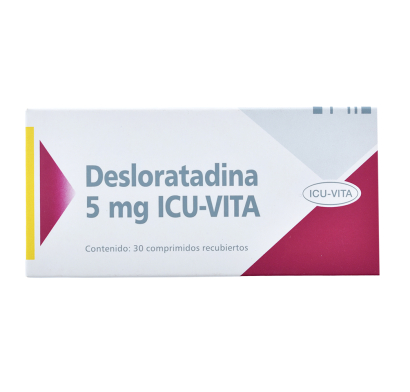 Desloratadina 5 Mg Icu-vita 30 Comprimidos Recubiertos