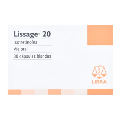 Lissage 20 Mg 30 Cápsulas