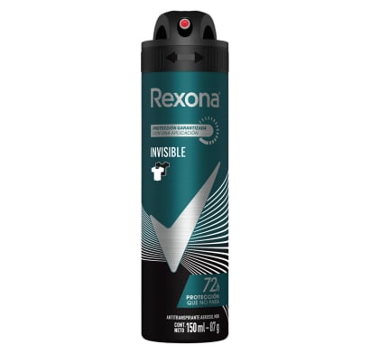 Antitranspirante En Aerosol Rexona Men Invisible 150 Ml