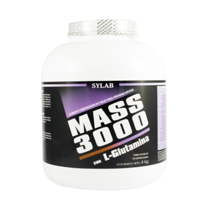 SUPLEMENTO SYLAB MASS SABOR VAINILLA 4 KG