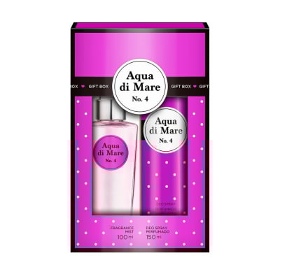 Pack Perfume Aqua Di Mare N°4 100 Ml + Desodorante 150 Ml