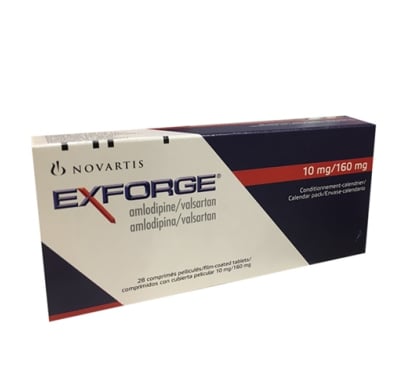 Exforge 10 Mg /160 Mg 28 Comprimidos