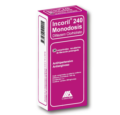 Incoril Monodis 240 Mg 30 Comprimidos