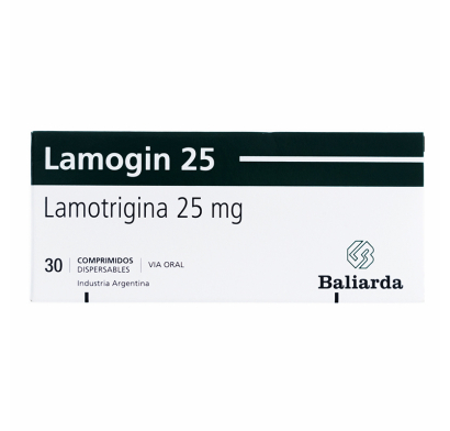 Lamogin 25 Mg 30 Comprimidos