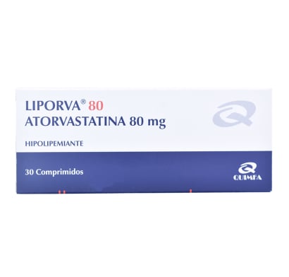 Liporva 80 Mg 30 Comprimidos