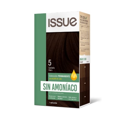 Kit Tinta Issue Sin Amoníaco N°5 Castaño Claro