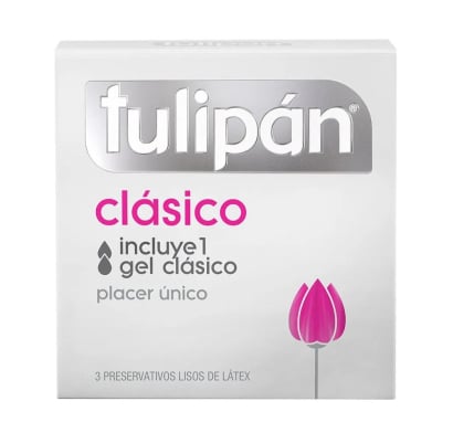 PRESERVATIVO TULIPAN CLASICO X3 UNIDADES.