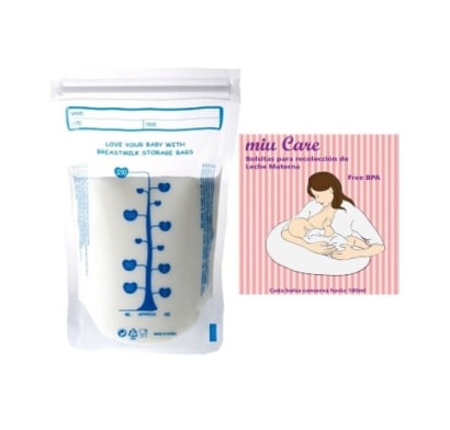 Bolsas Para Leche Materna Miu 15 Unidades