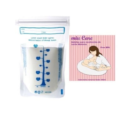 Bolsas Para Leche Materna Miu 30 Unidades 