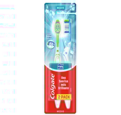 CEPILLO DE DIENTES COLGATE MAX WHITE 2X1