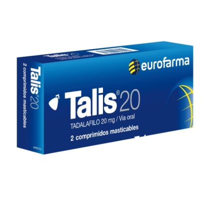 TALIS 20 MG 2 COMPRIMIDOS