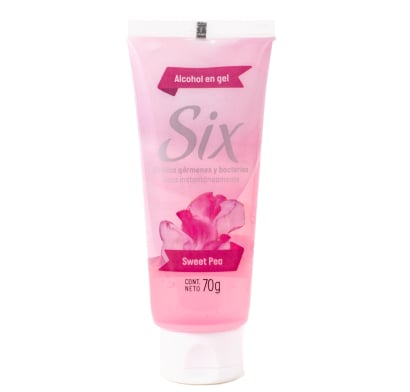 Alcohol En Gel Six Sweet Pea 70 G