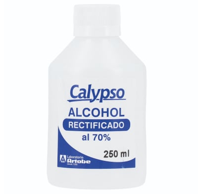 Alcohol Rectificado Calypso 70% 250 Ml