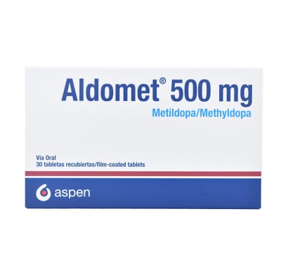 Aldomet 500 Mg 30 Comprimidos