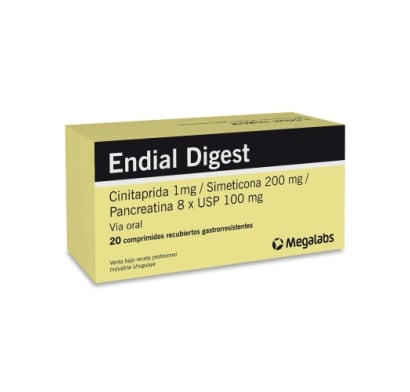 ENDIAL DIGEST 20 COMPRIMIDOS