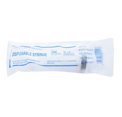 Jeringa Descartable 50/60 Cc