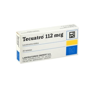 Tecuatro 112 Mcg 20 Tabletas