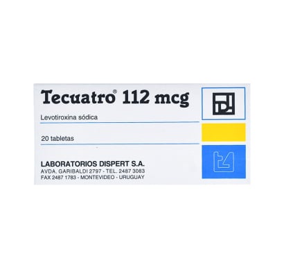 Tecuatro 112 Mcg 20 Tabletas