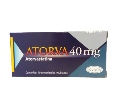 Atorva 40 Mg 10 Comprimidos
