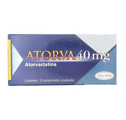 Atorva 40 Mg 10 Comprimidos