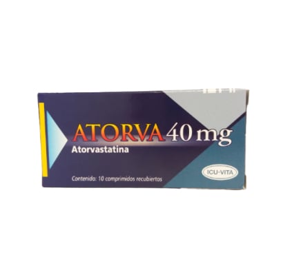 Atorva 40 Mg 30 Comprimidos