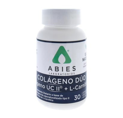 Colágeno Duo U Cii Y L- Carnitina Abies 30 Cápsulas