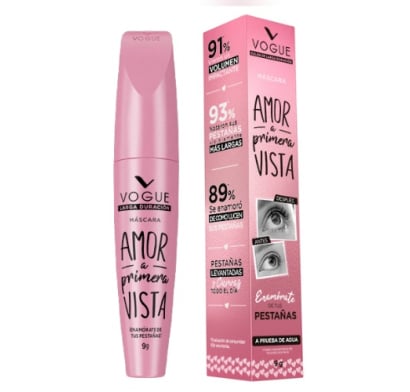 Máscara De Pestañas Vogue Amor A Primera Vista Waterproof