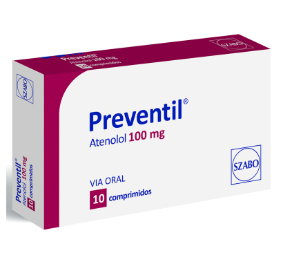 Preventil 100 Mg 10 Comprimidos