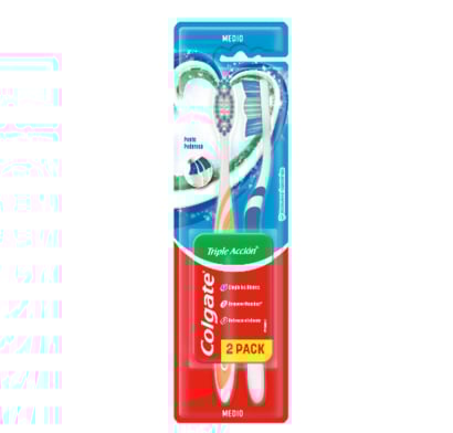 Cepillo De Dientes Colgate Triple Acción 2 Unidades