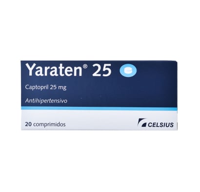 Yaraten 25 Mg 20 Comprimidos
