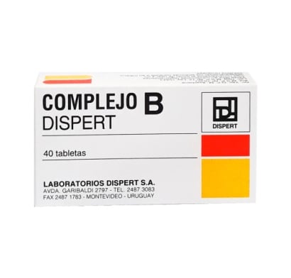 Complejo B Dispert 40 Tabletas