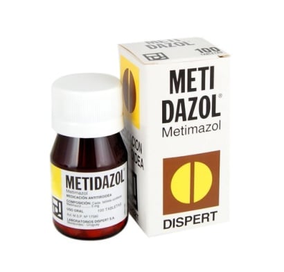 Metidazol 5 Mg 100 Tabletas