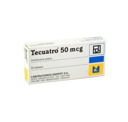 Tecuatro 50 Mcg 20 Tabletas