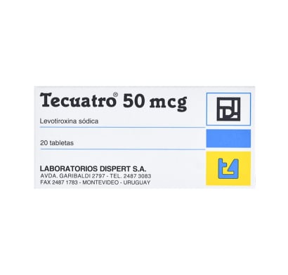 Tecuatro 50 Mcg 20 Tabletas