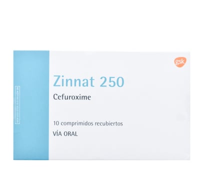 Zinnat 250 Mg 10 Comprimidos
