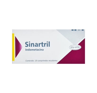 Sinartril 25 Mg 20 Comprimidos