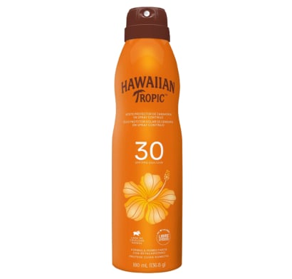 PROTECTOR SOLAR HAWAIIAN TROPIC ACEITE ZANAHORIA F30 SP.180ML