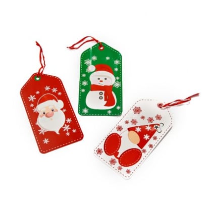 Etiqueta Para Regalo Farma Hogar Diseño Navideño