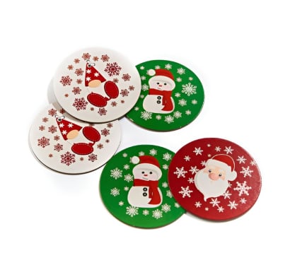Posavasos Farma Hogar Navideño 6 Unidades