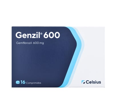Genzil 600 Mg 16 Comprimidos