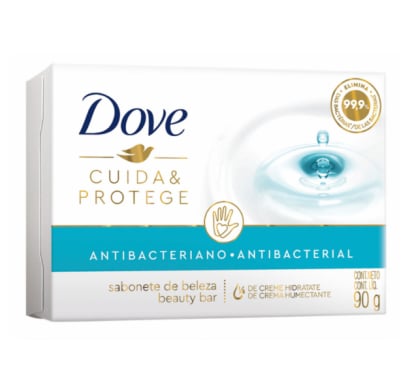 Jabón En Barra Dove Antibacterial 90 G