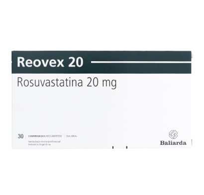 Reovex 20 Mg 30 Comprimidos