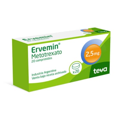 Ervemin 2.5 Mg 20 Comprimidos