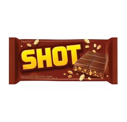 Tableta De Chocolate Shot 170 G